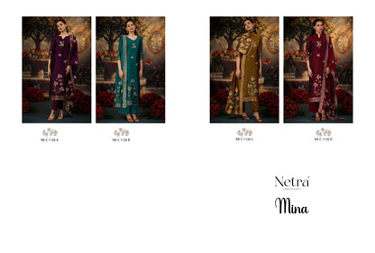 Mina Netra Premium Viscose Plazzo Style Suits Wholesaler Gujarat
