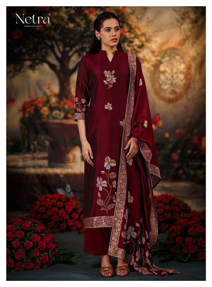 Mina Netra Premium Viscose Plazzo Style Suits Wholesaler Gujarat