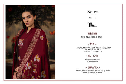 Mina Netra Premium Viscose Plazzo Style Suits Wholesaler Gujarat