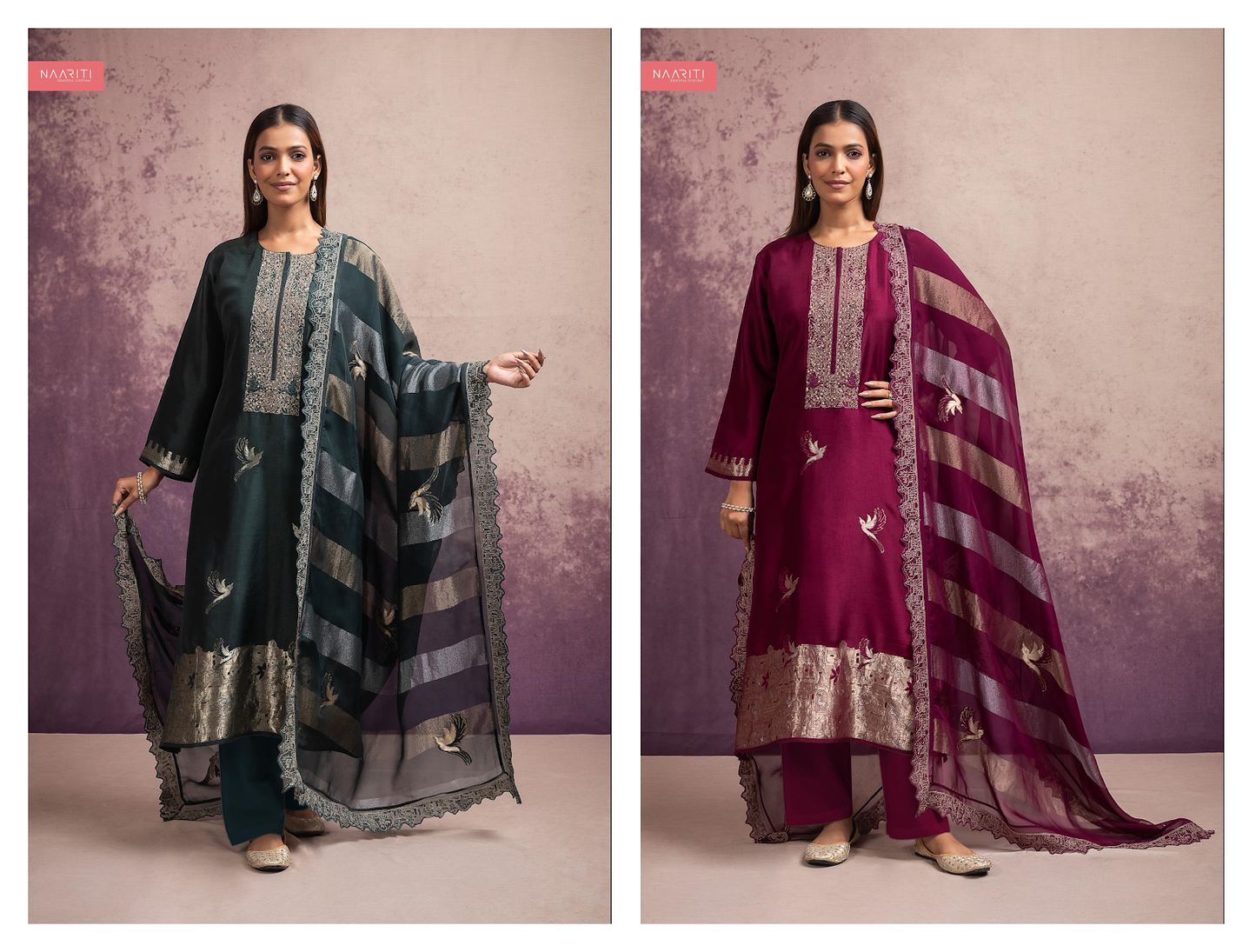 Minaaf Naariti Pant Style Suits Exporter India