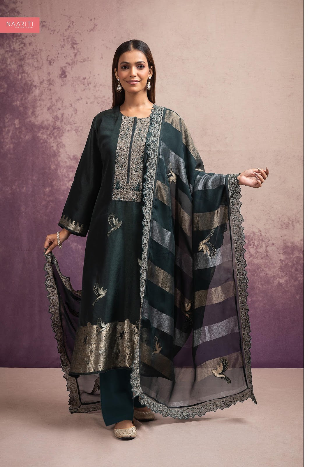 Minaaf Naariti Pant Style Suits Exporter India