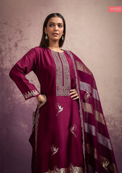 Minaaf Naariti Pant Style Suits Exporter India
