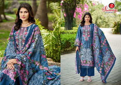 Minaaz Vol 1 Ganeshji Mix Cotton Karachi Salwar Suits Manufacturer India