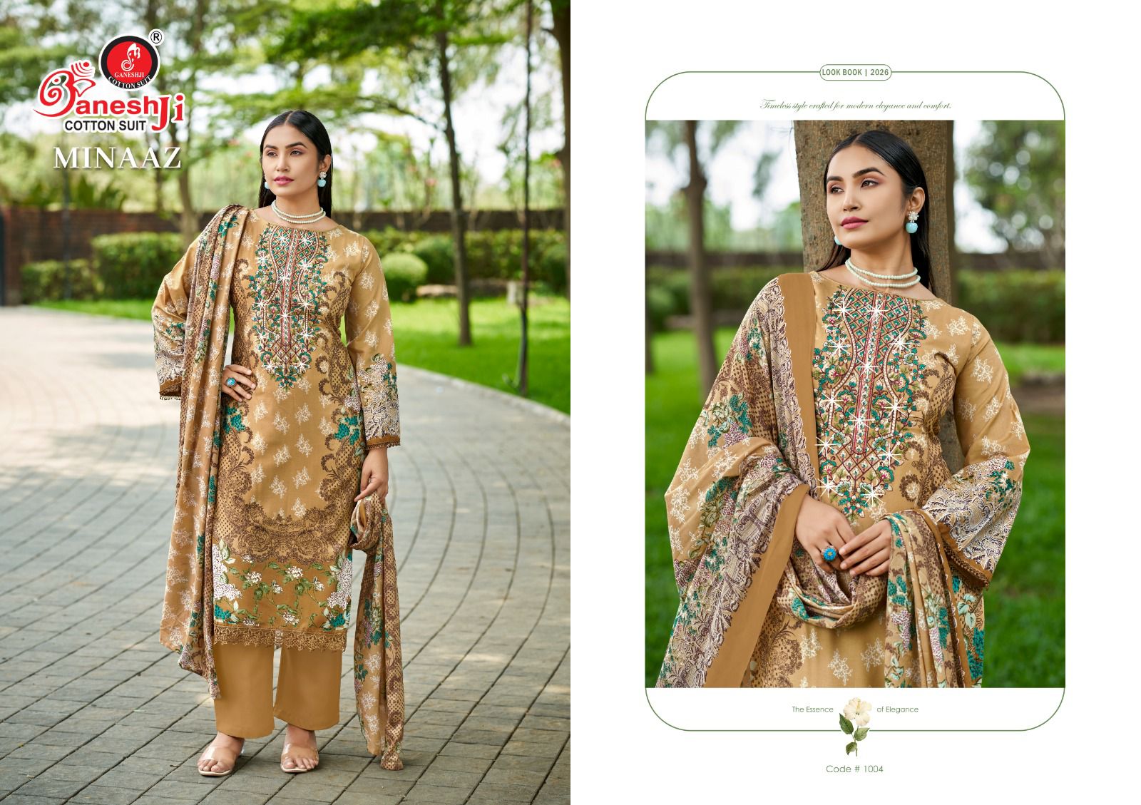 Minaaz Vol 1 Ganeshji Mix Cotton Karachi Salwar Suits Manufacturer India