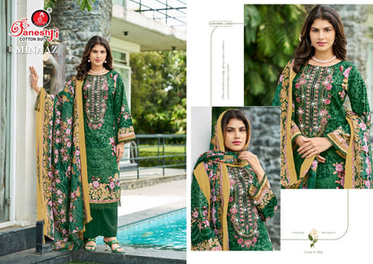 Minaaz Vol 1 Ganeshji Mix Cotton Karachi Salwar Suits Manufacturer India