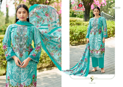 Minaaz Vol 1 Ganeshji Mix Cotton Karachi Salwar Suits Manufacturer India
