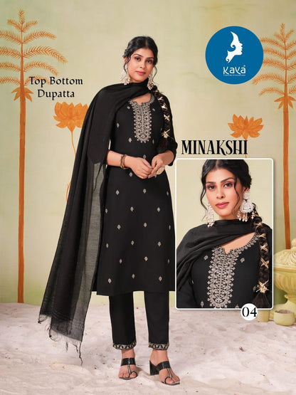 Minakshi Kaya Rayon Readymade Suits Wholesaler Ahmedabad