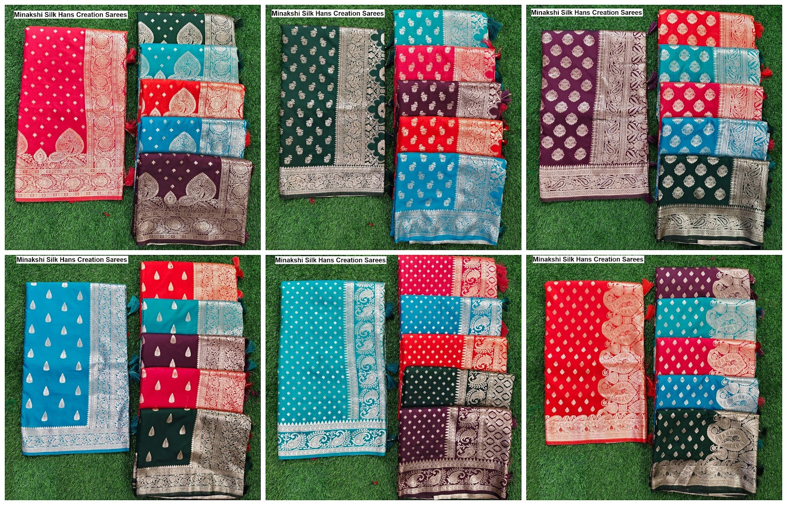 Minakshi Silk Hans Creation Sarees Wholesaler India