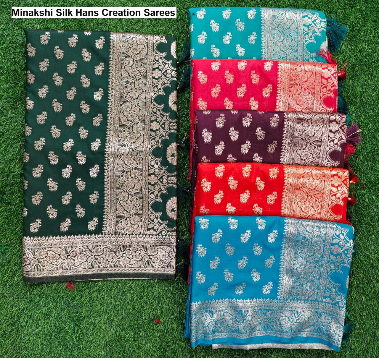 Minakshi Silk Hans Creation Sarees Wholesaler India
