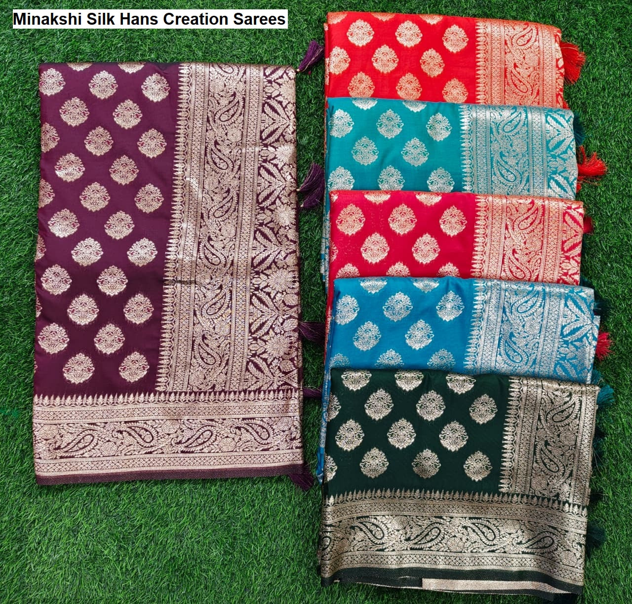 Minakshi Silk Hans Creation Sarees Wholesaler India