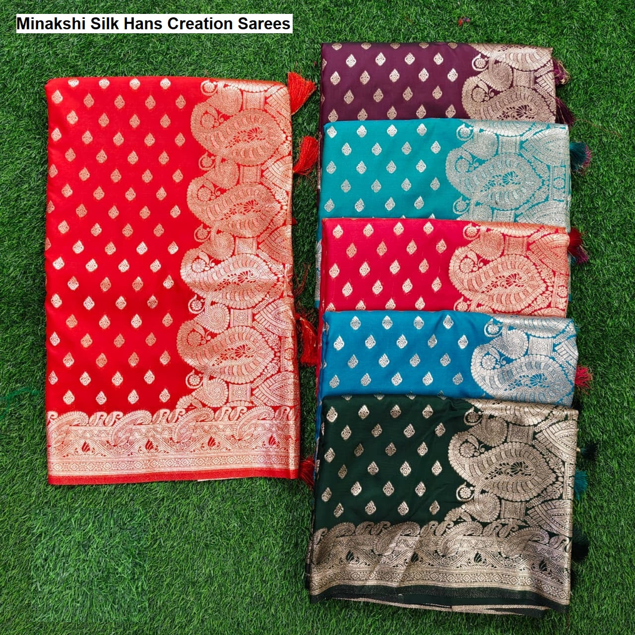 Minakshi Silk Hans Creation Sarees Wholesaler India
