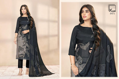 Minal K Cube Muslin Silk Pant Style Suits Supplier Gujarat