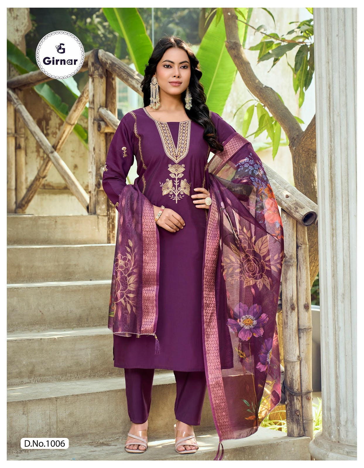 Minaxi Vol 1 Girnar Roman Readymade Pant Style Suits Exporter India