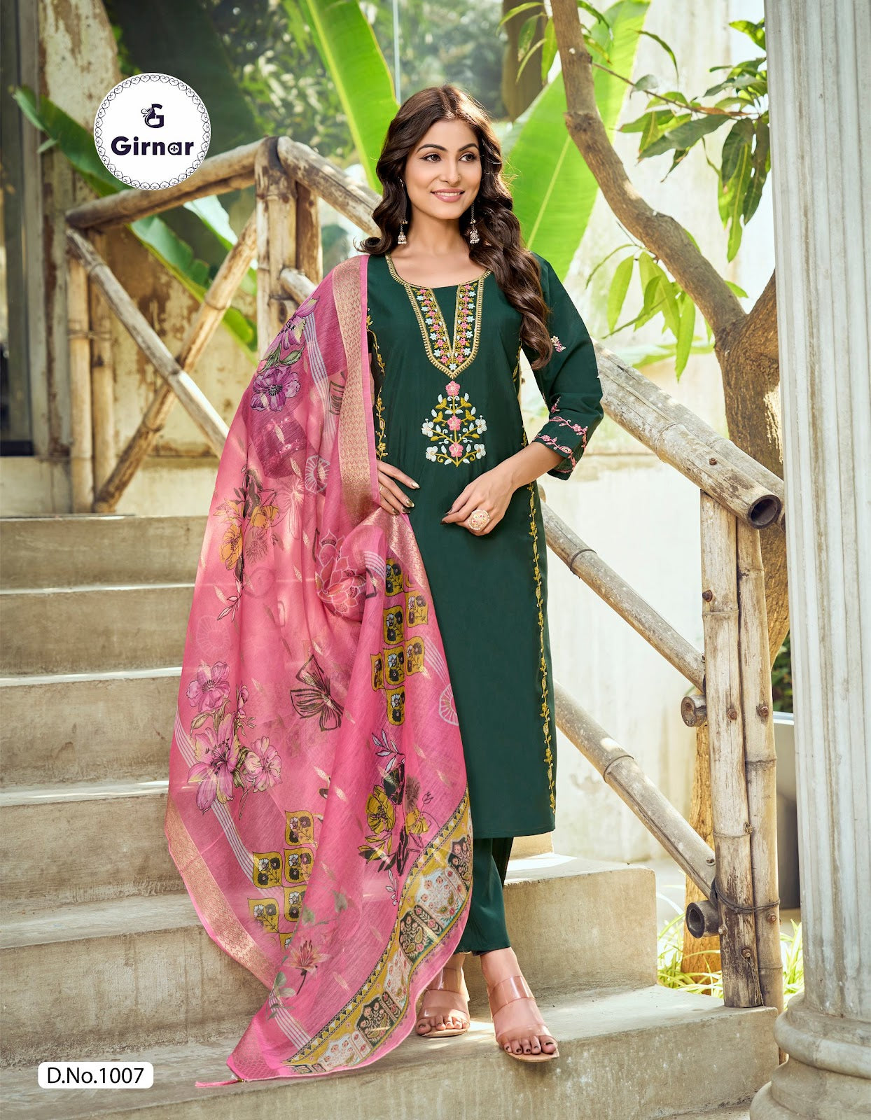 Minaxi Vol 1 Girnar Roman Readymade Pant Style Suits Exporter India