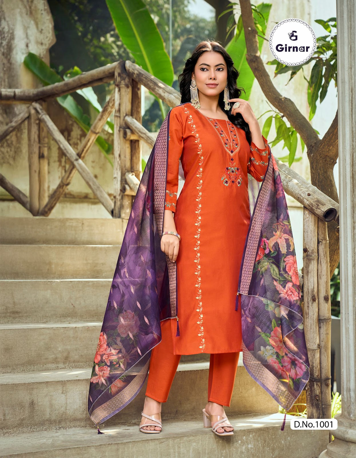 Minaxi Vol 1 Girnar Roman Readymade Pant Style Suits Exporter India