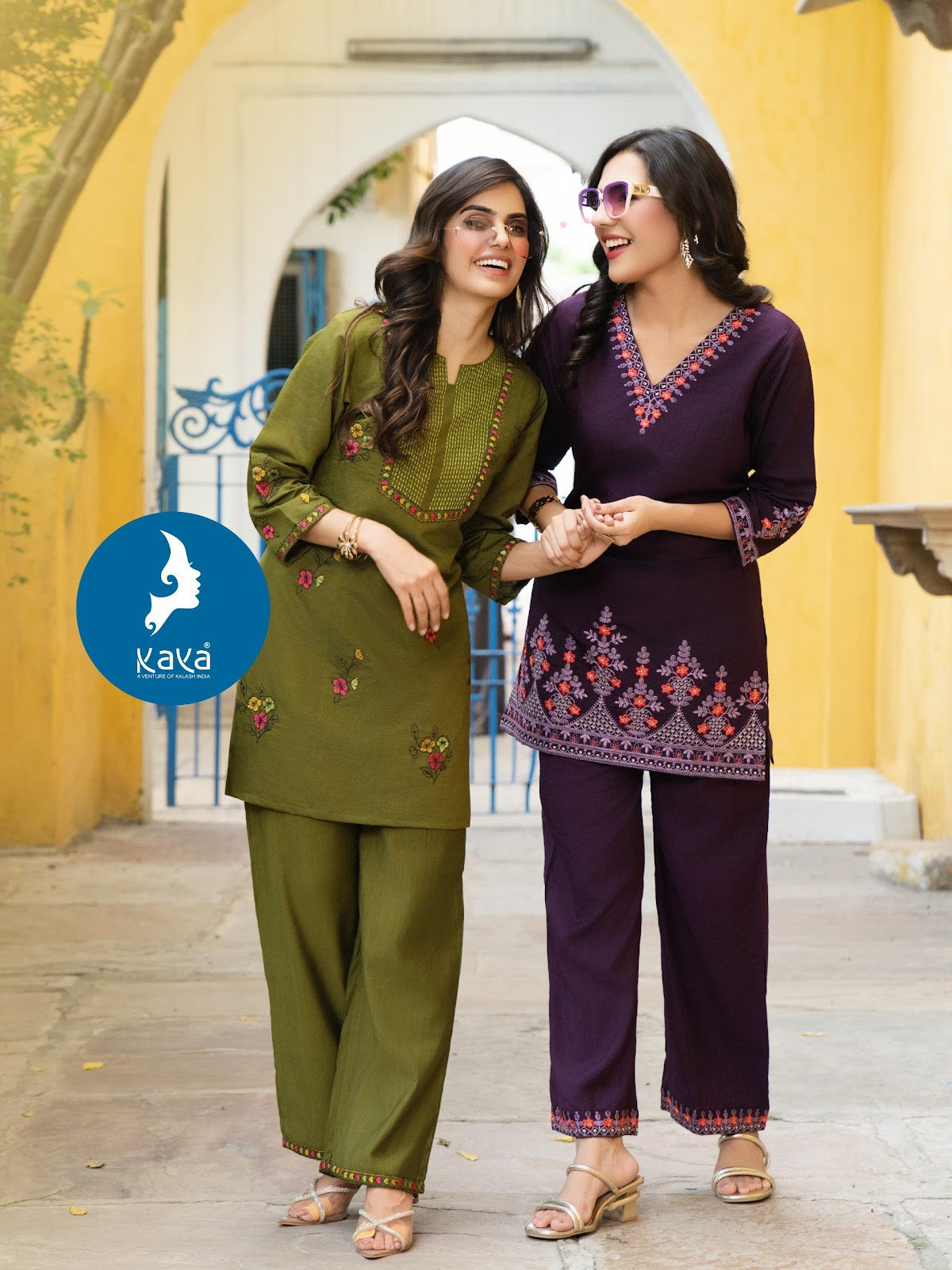 Mintoo Kaya Vertican Co Ord Set Supplier Ahmedabad