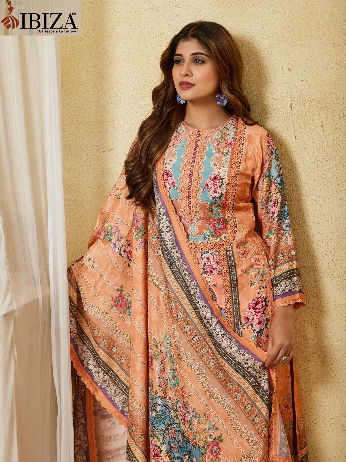 Mintra Ibiza Pure Bemberg Pant Style Suits Supplier Ahmedabad