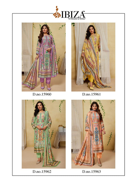 Mintra Ibiza Pure Bemberg Pant Style Suits Supplier Ahmedabad