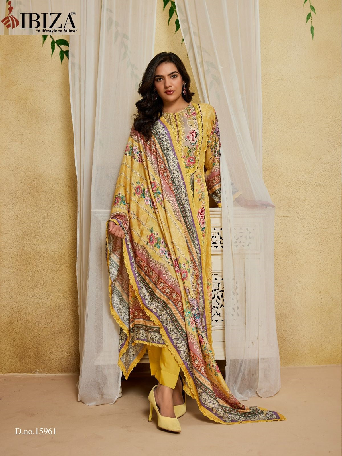 Mintra Ibiza Pure Bemberg Pant Style Suits Supplier Ahmedabad