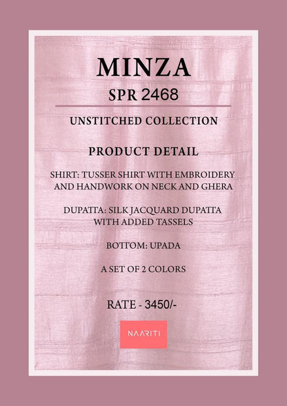 Minza Naariti Tusser Pant Style Suits Manufacturer Gujarat