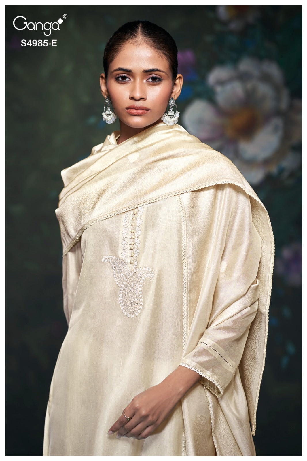 Miorra S4985 Ganga Woven Silk Plazzo Style Suits Supplier India