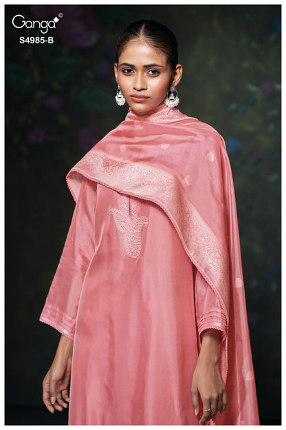 Miorra S4985 Ganga Woven Silk Plazzo Style Suits Supplier India