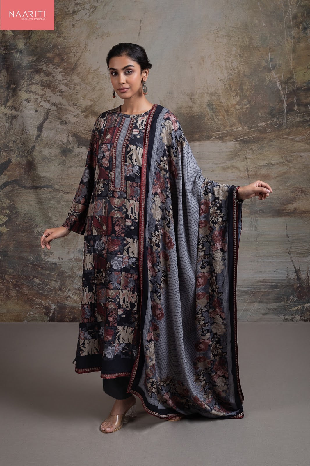Mir Nur Naariti Pashmina Suits Manufacturer Ahmedabad