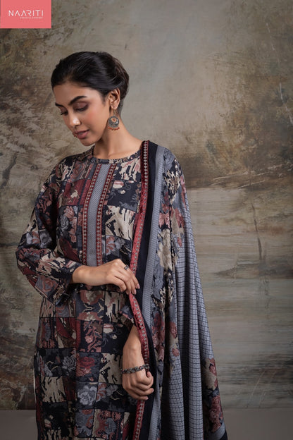Mir Nur Naariti Pashmina Suits Manufacturer Ahmedabad
