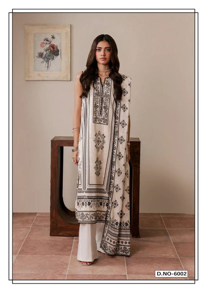 Mira Nur Vol 6 Hala Lawn Cotton Karachi Salwar Suits Manufacturer Gujarat