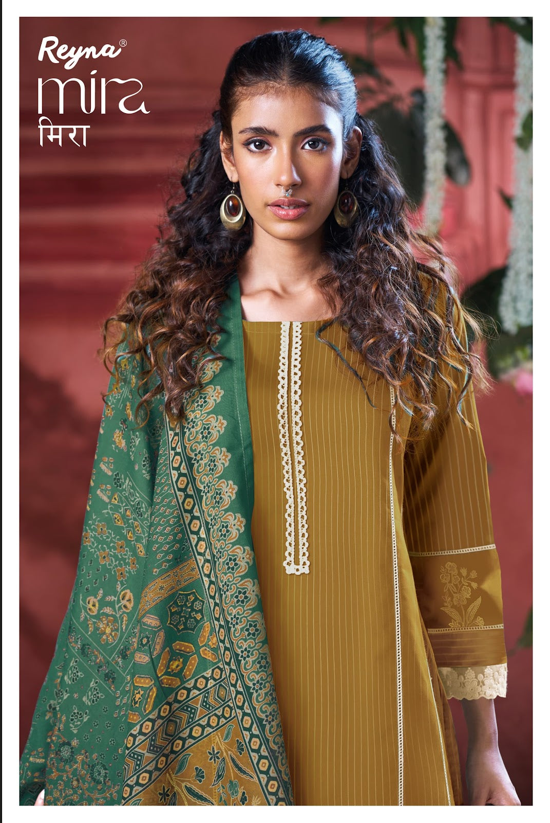 Mira Reyna Cotton Pant Style Suits Exporter India