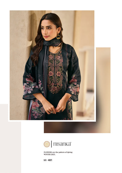 Miraal Nisanka Lawn Karachi Salwar Suits Wholesaler Ahmedabad