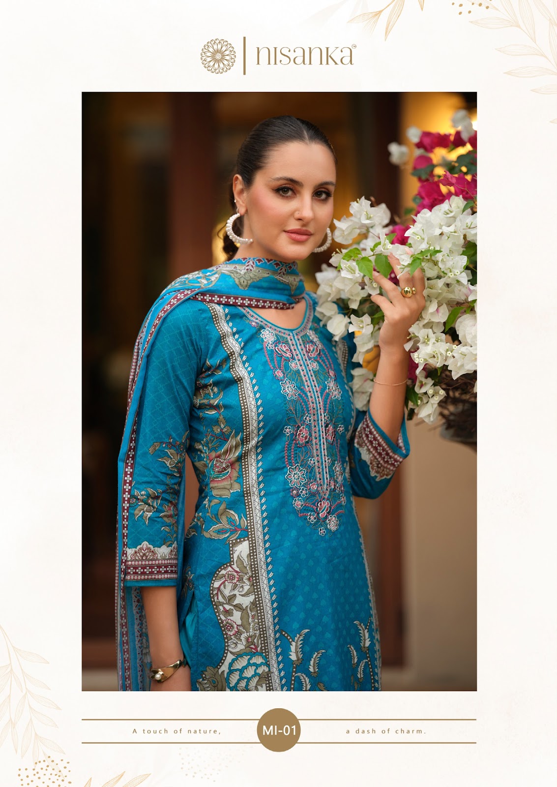 Miraal Vol 2 Nisanka Lawn Karachi Salwar Suits Supplier