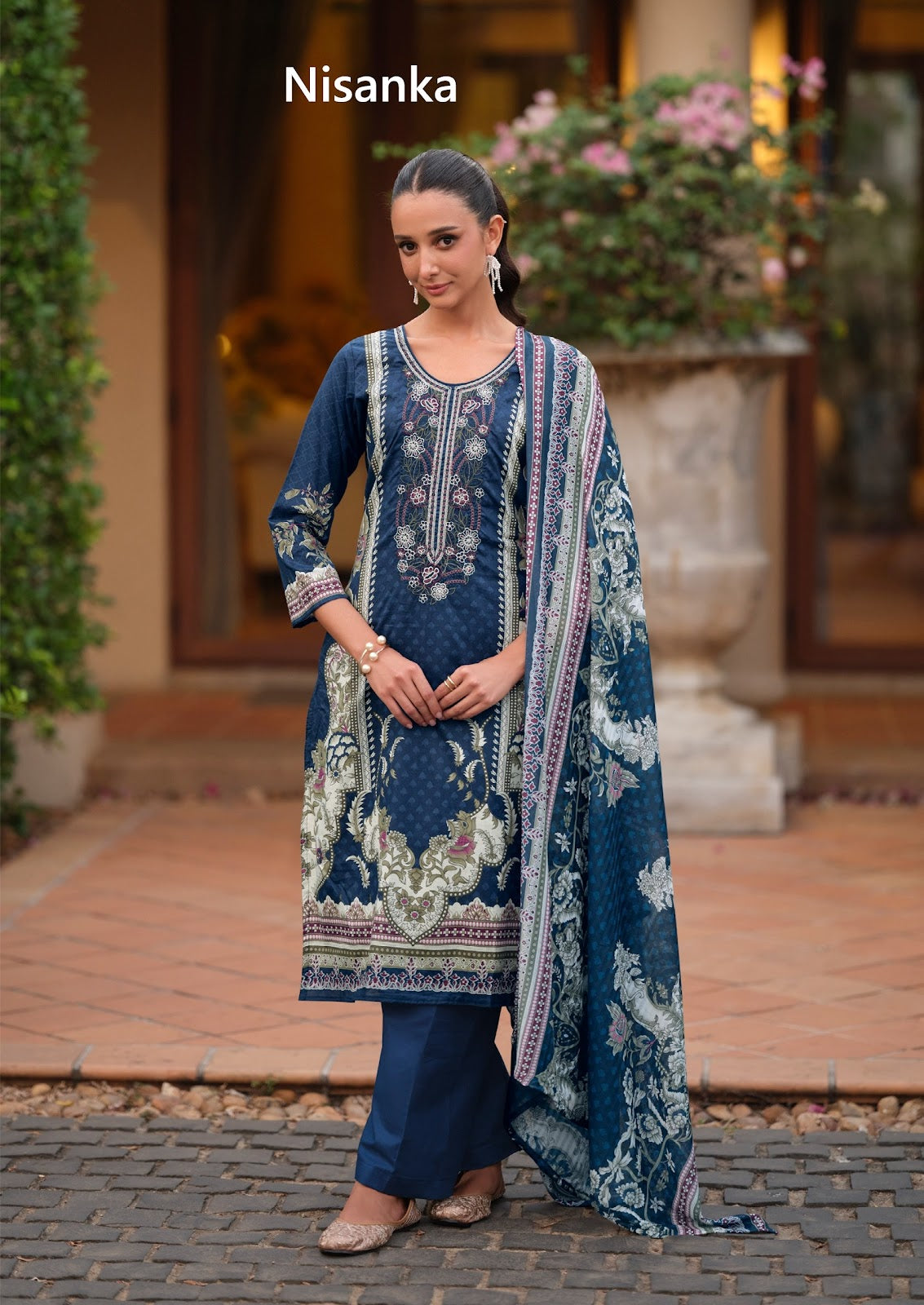 Miraal Vol 2 Nisanka Lawn Karachi Salwar Suits Supplier