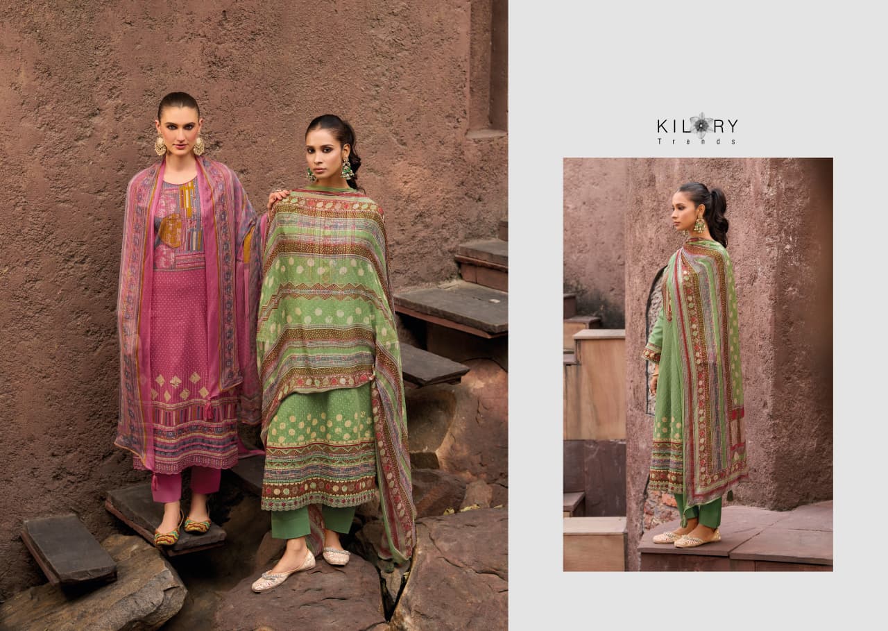 Miraas Kilory Lawn Cotton Pant Style Suits Supplier India