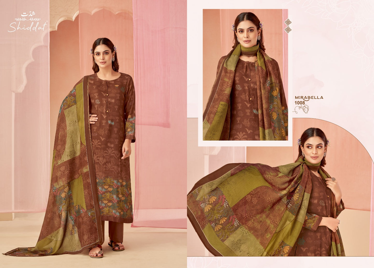Mirabella Esta Shiddat Pashmina Suits Exporter India