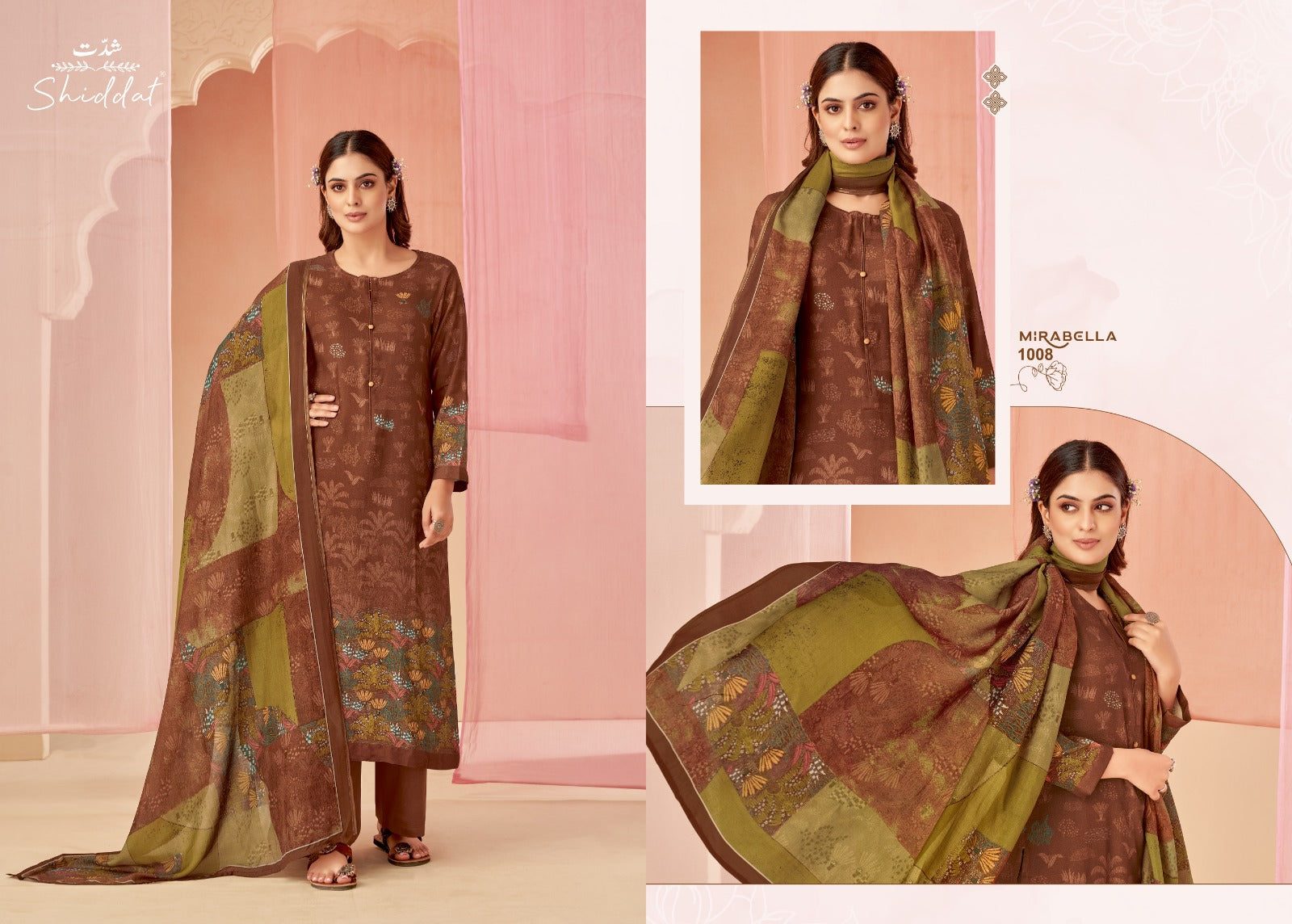 Mirabella Esta Shiddat Pashmina Suits Exporter India