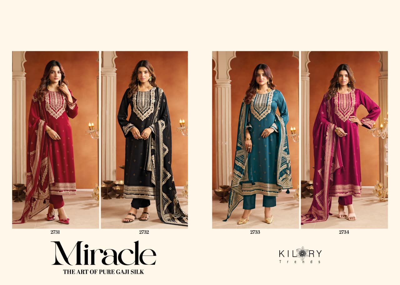Miracle Kilory Gaji Silk Pant Style Suits Wholesale
