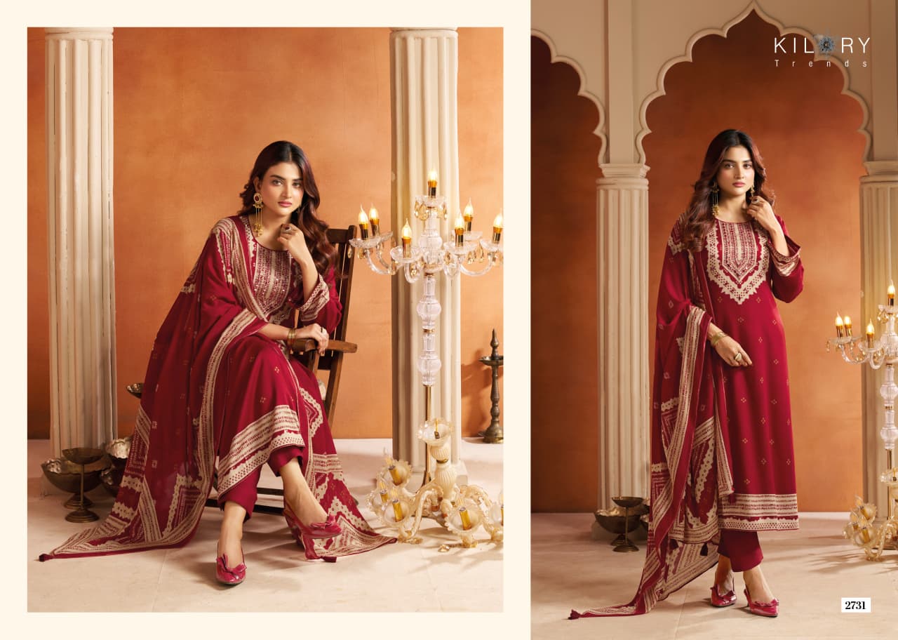 Miracle Kilory Gaji Silk Pant Style Suits Wholesale