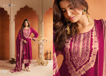 Miracle Kilory Gaji Silk Pant Style Suits Wholesale