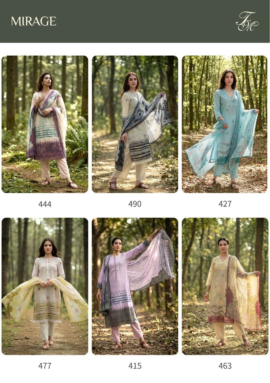 Mirage Tm Organdy Pant Style Suits Exporter