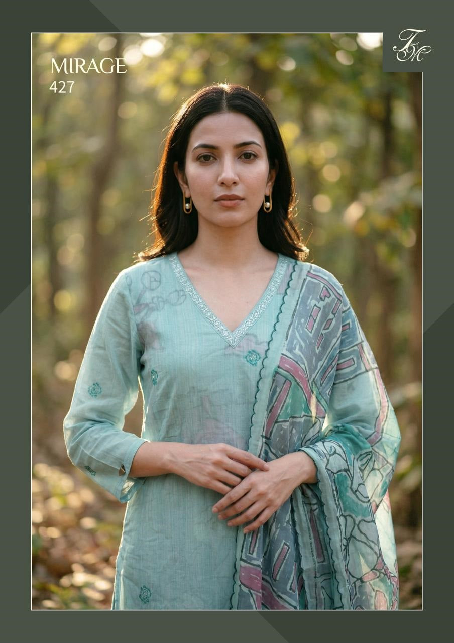 Mirage Tm Organdy Pant Style Suits Exporter