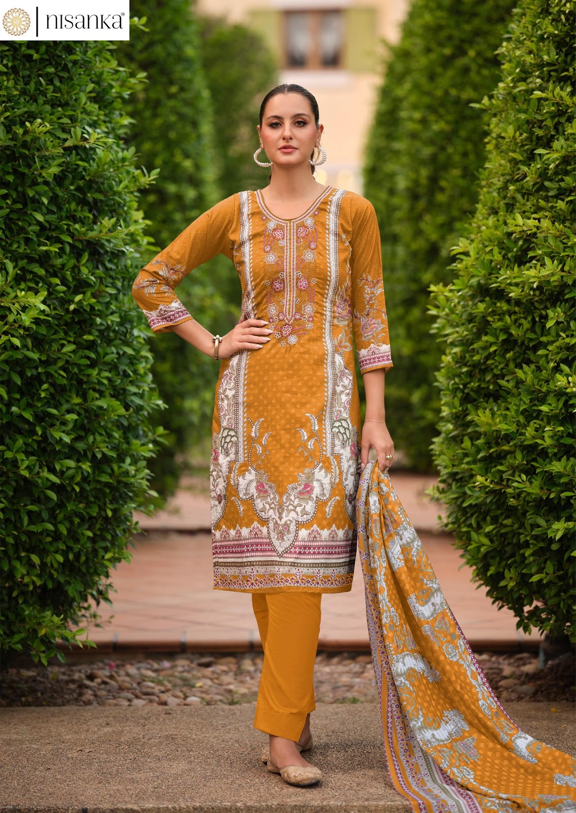 Miral Vol 2 Nisanka Pure Lawn Karachi Salwar Suits Wholesale