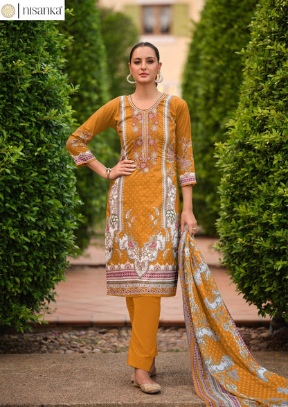 Miral Vol 2 Nisanka Pure Lawn Karachi Salwar Suits Wholesale