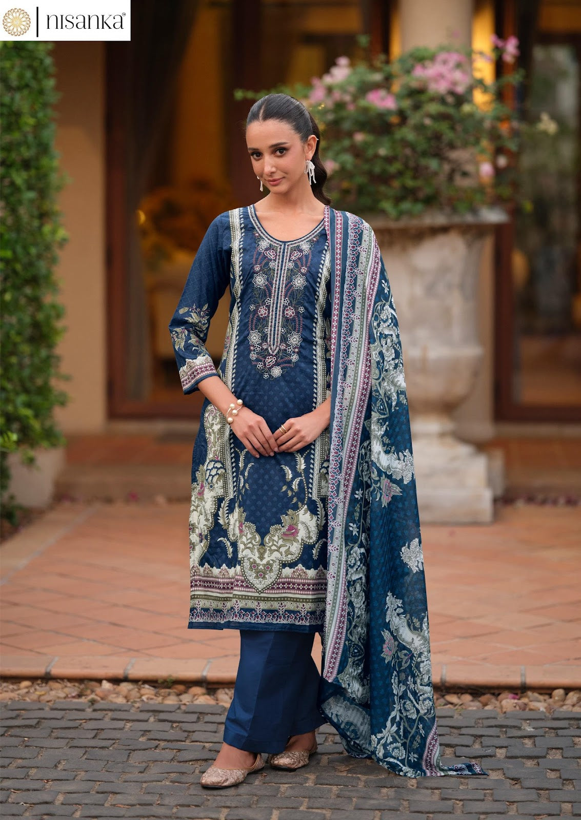 Miral Vol 2 Nisanka Pure Lawn Karachi Salwar Suits Wholesale