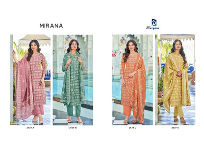 Mirana Sargam Prints Viscose Modal Pant Style Suits Wholesaler Ahmedabad