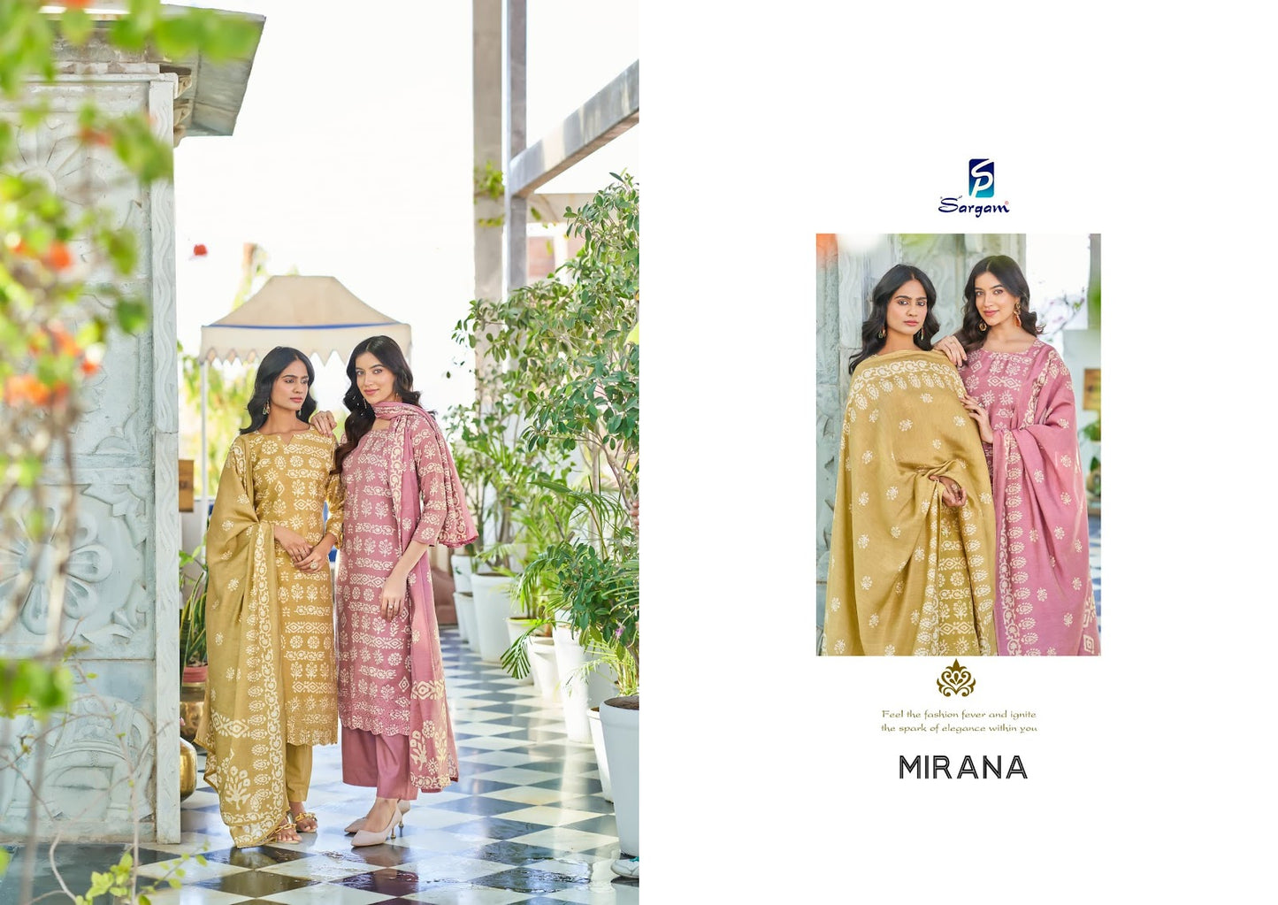 Mirana Sargam Prints Viscose Modal Pant Style Suits Wholesaler Ahmedabad