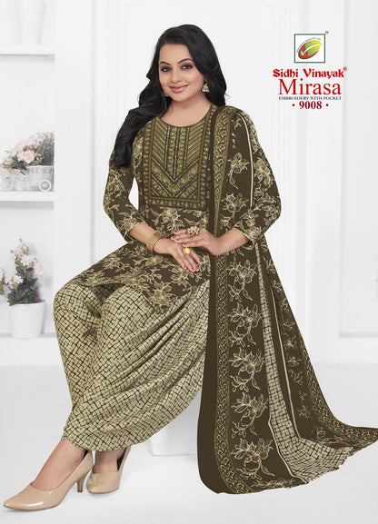 Mirasa Vol 9 Sidhi Vinayak Micro Readymade Cotton Patiyala Suits Manufacturer Gujarat