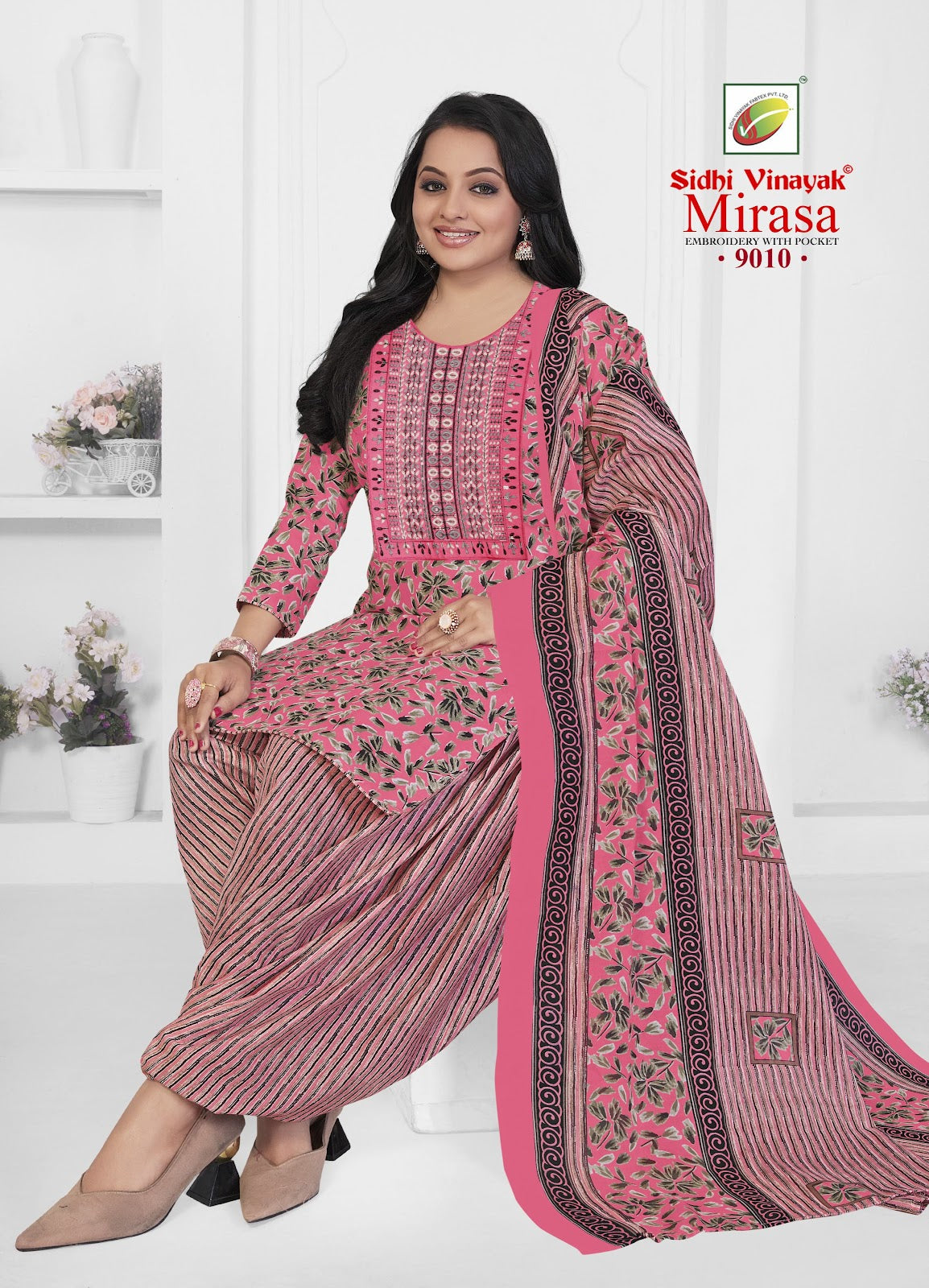 Mirasa Vol 9 Sidhi Vinayak Micro Readymade Cotton Patiyala Suits Manufacturer Gujarat