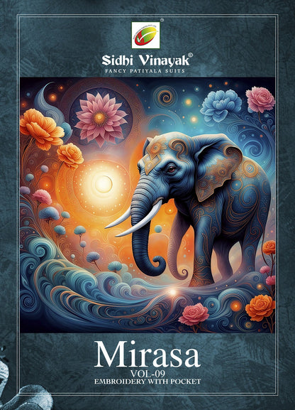 Mirasa Vol 9 Sidhi Vinayak Micro Readymade Cotton Patiyala Suits Manufacturer Gujarat