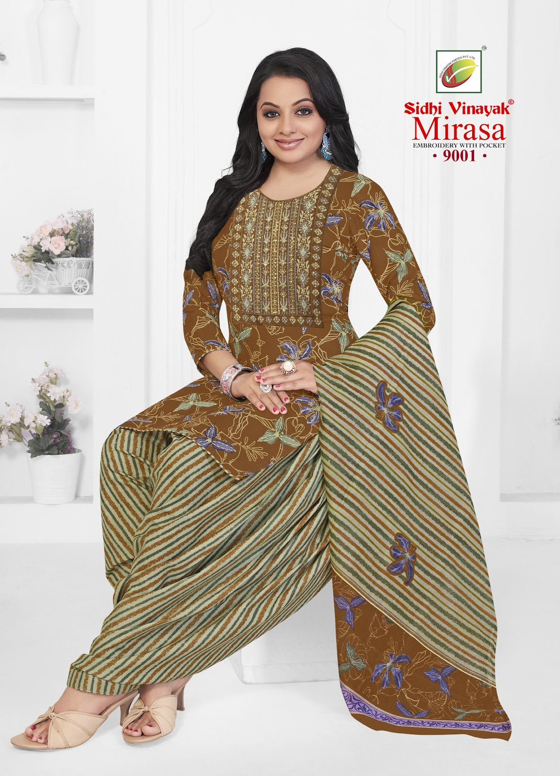 Mirasa Vol 9 Sidhi Vinayak Micro Readymade Cotton Patiyala Suits Manufacturer Gujarat